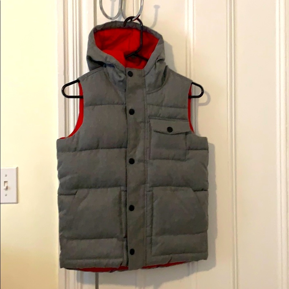 Old Navy Hooded Puffer Vest - Boys sz 10-12